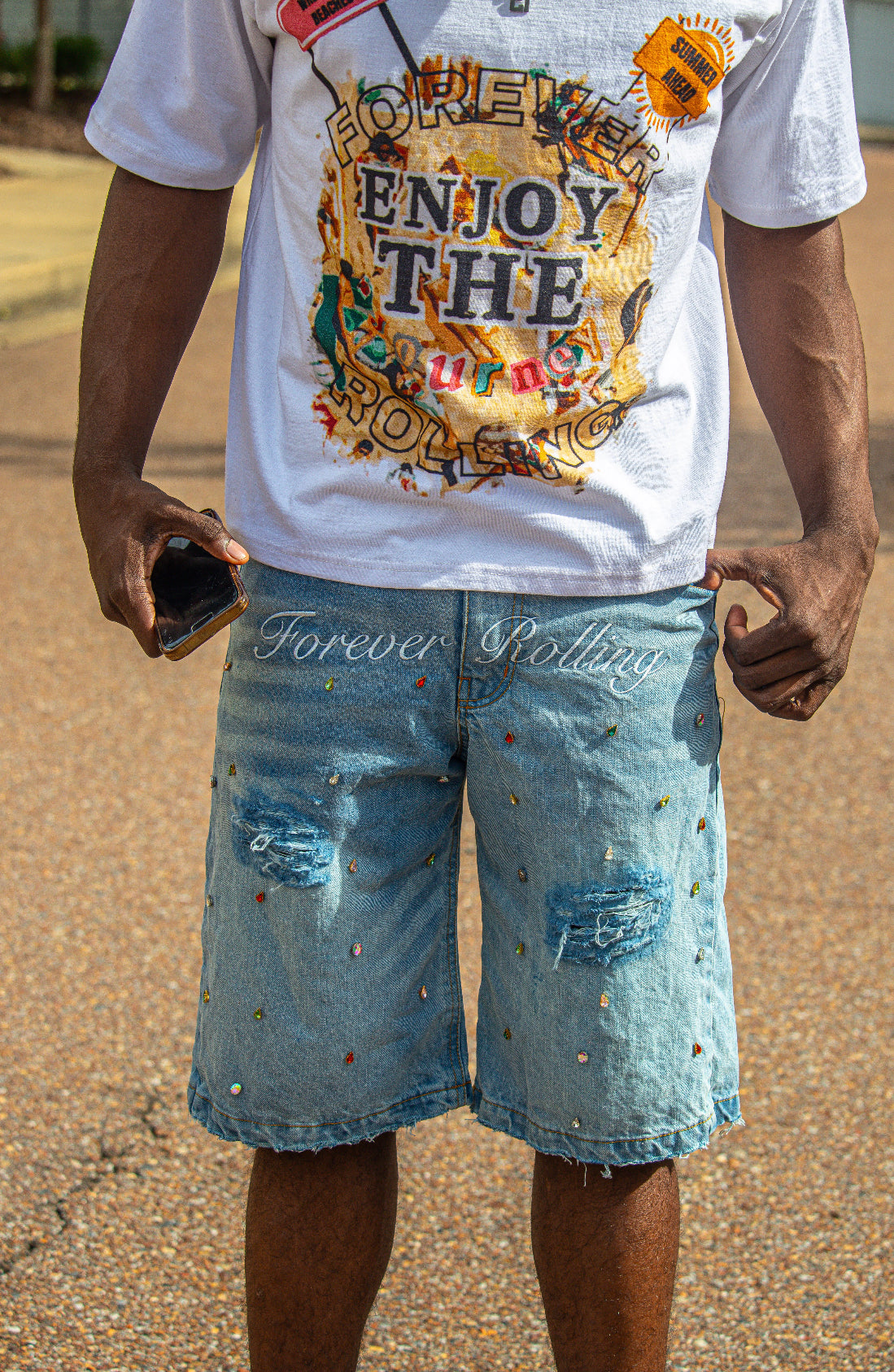 Forever Rolling Jorts