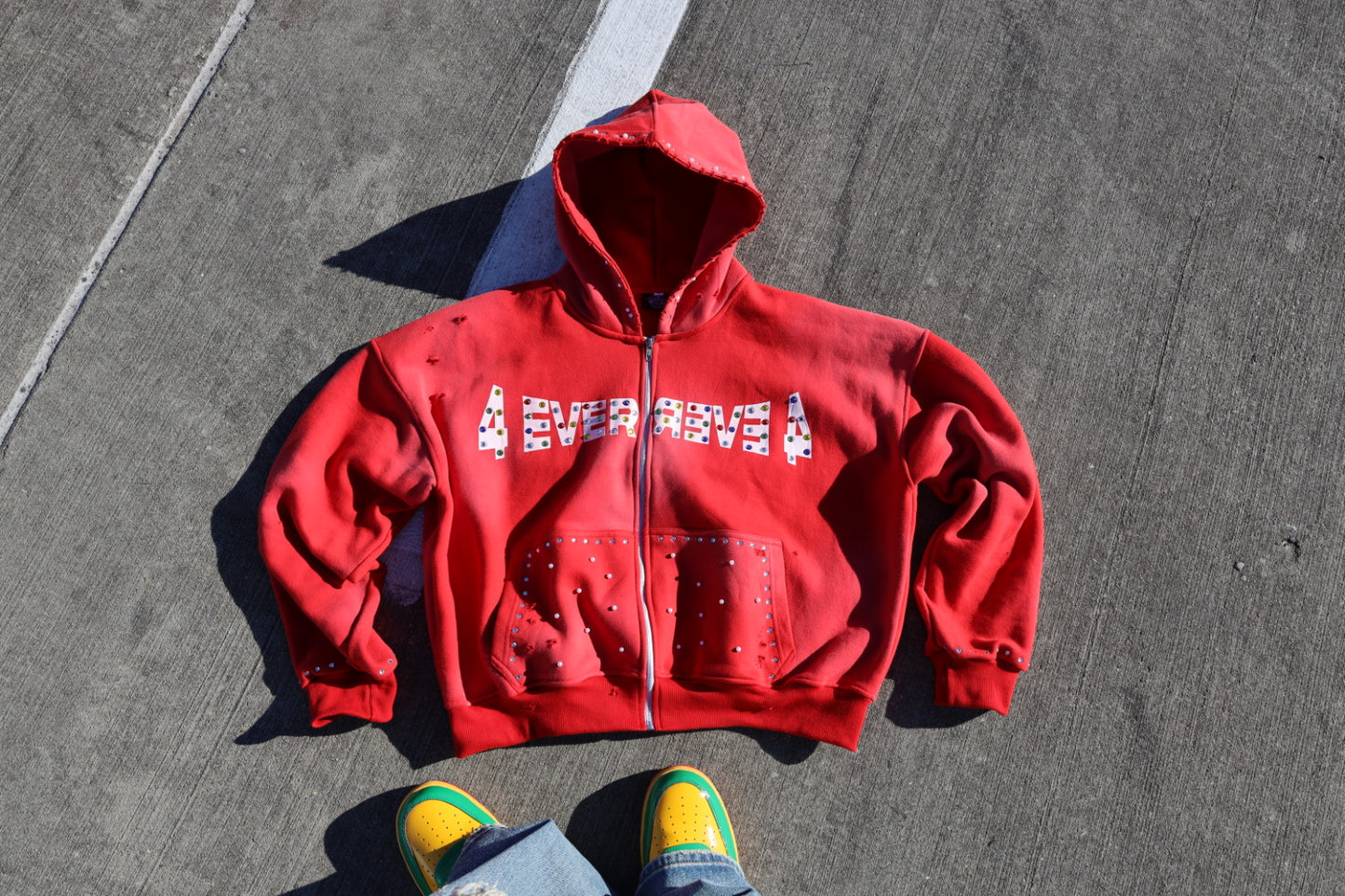 4EVER ZIP-UP (With Pearls)