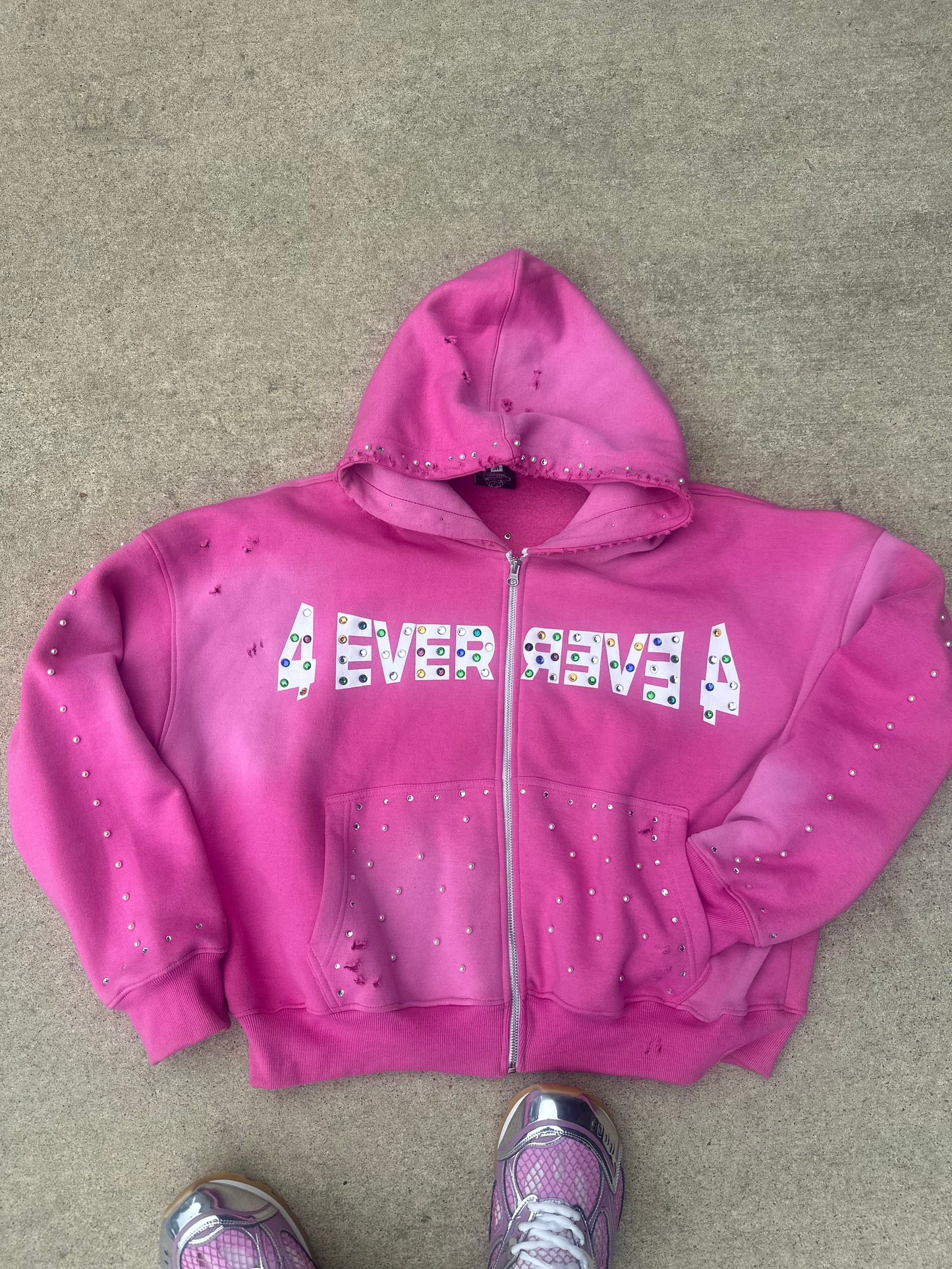 4EVER ZIP-UP (With Pearls)