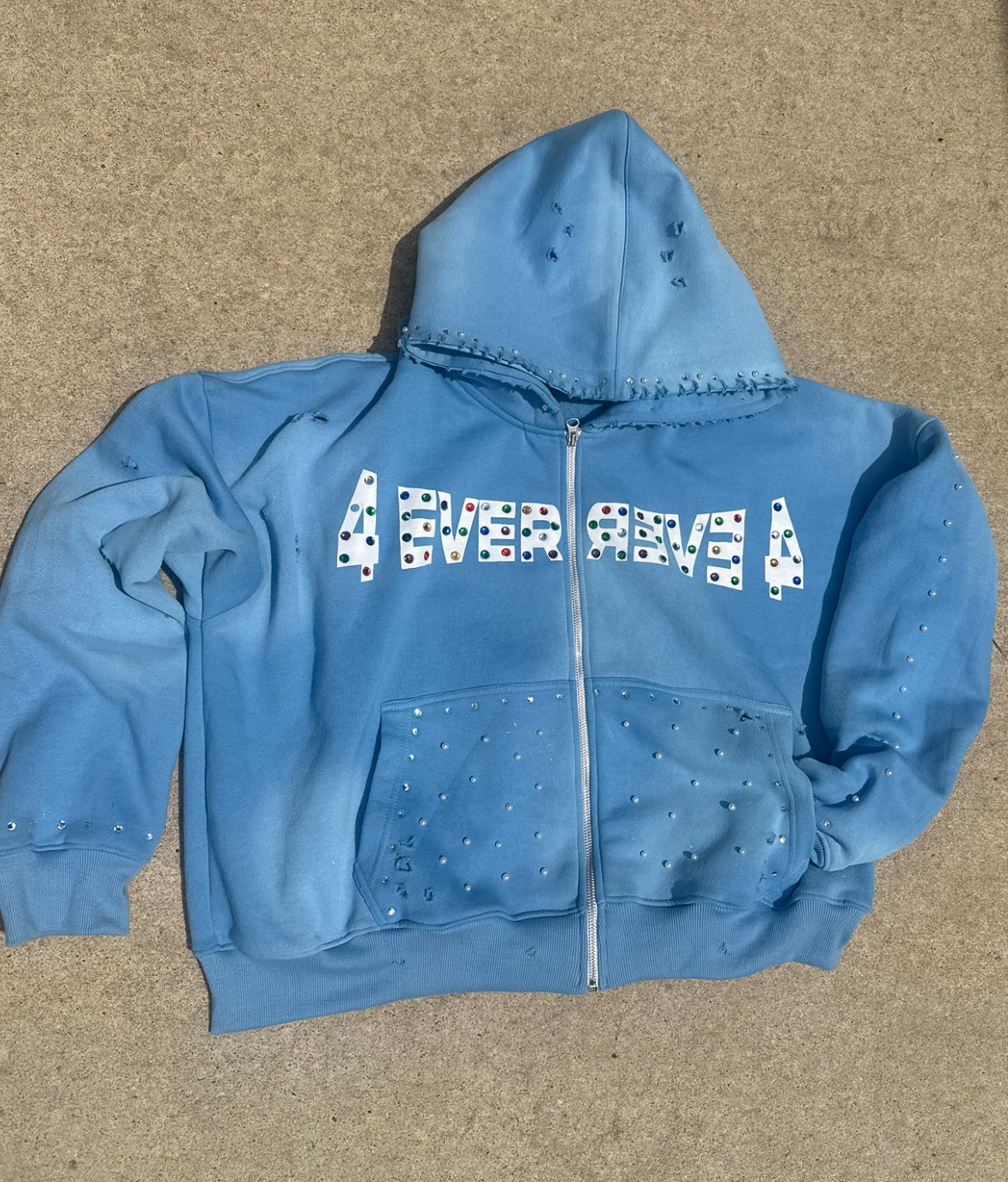 4EVER ZIP-UP (With Pearls)