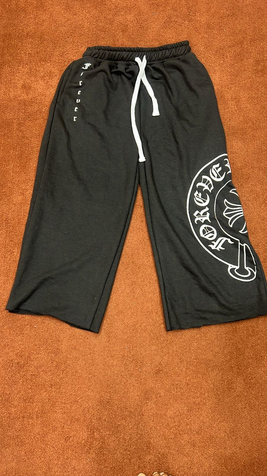 Forever Chrome 3/4 shorts